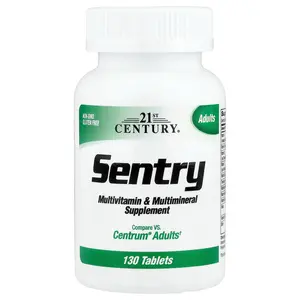 21st Century Sentry, Adults Multivitamin & Multimineral Supplement, 130 Tablets
