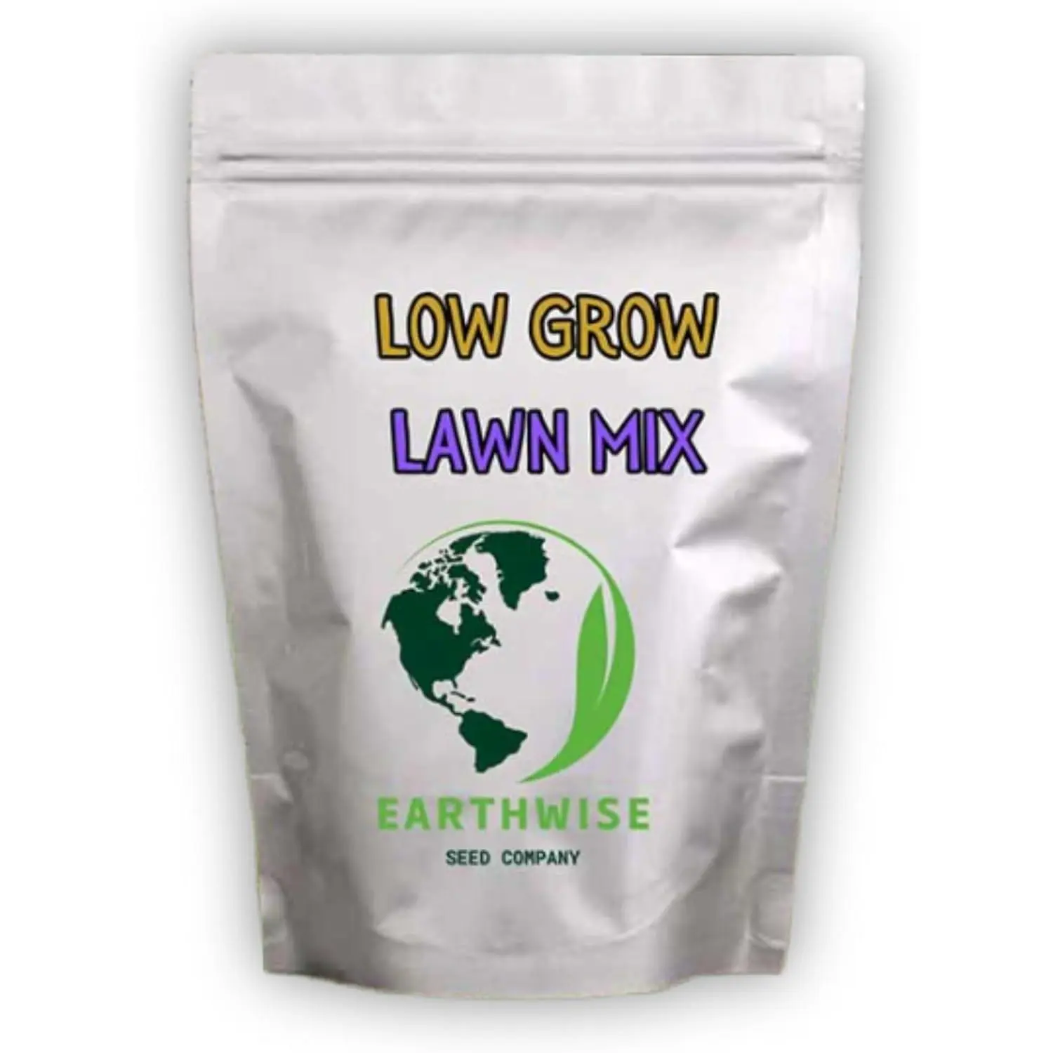 Earthwise Low Grow No Mow Lawn Mix, 1lb Fine Fescue & Clover Alternative Lawn Seed, Full Sun, Non-GMO, Pesticide-Free, Under 7in, Low Maintenance, Pollinator-Supportive, Pet Safe (Covers 1000/400 sq ft)
