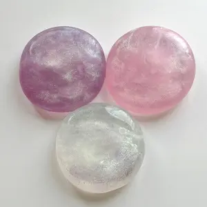 1 Pcs Mochichi by JoliSlime Crystal Calm ASMR Stress Ball, Silent Jelly Sensory Fidget Toy Desk Decor for Office School Anxiety & Mindfulness