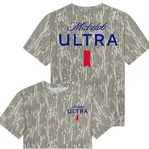 Michelod Ultra Mossy Oak Original Bottomland T-Shirt 3D, Camo Pattern Men's T-shirt, 3D Camo Style T-Shirt, Gift for him, Boyfriend, Men, Women