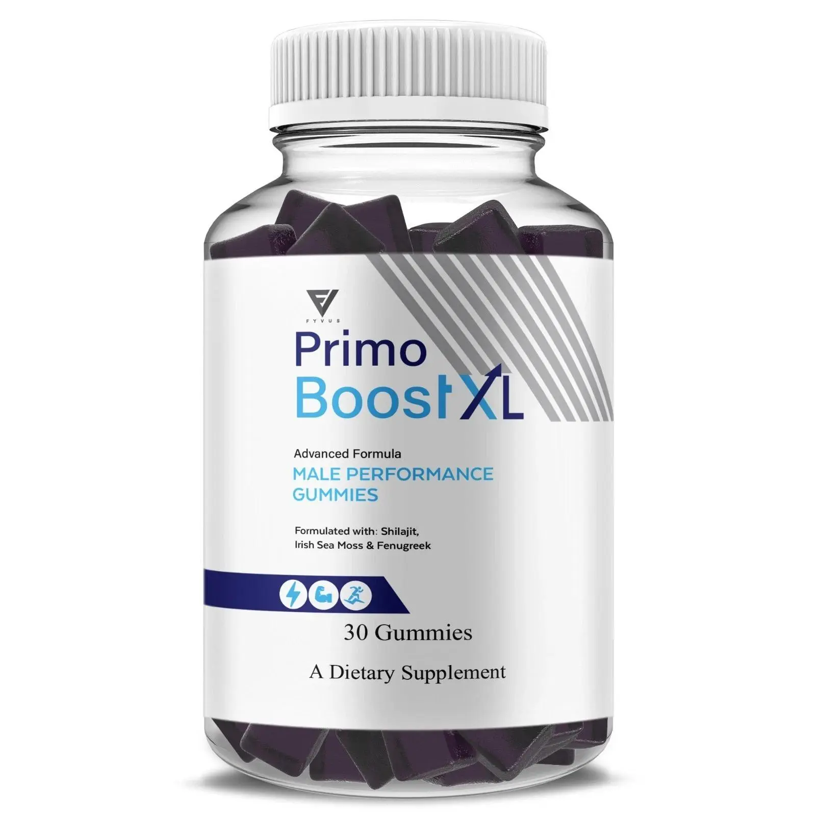 Primo Life XL Vitamin Gummies - Daily Dietary Supplement with Nutritional Support, Metabolism Boost, Fenugreek & Energy Enhancement (30 Gummies)