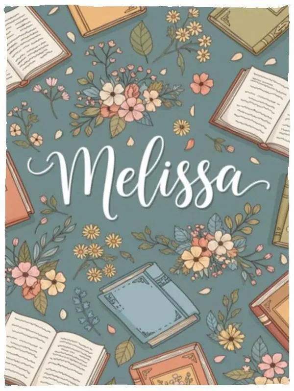 CubeBik Personalized Custom Name Reading Floral Book Lovers Fleece Blanket - Reading Nook Gift