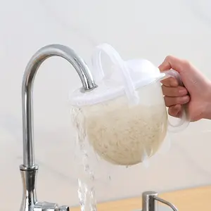 A Fast Automatic Rice Washing Machine, Grain Cleaning Filter, Rice Sieve Basket, Kitchen Tool, Kitchen Strainer