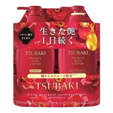 subaki Premium Damage Care Shampoo and Conditioner Set - Soybean Oil & Hyaluronic Acid, 2x400ml, Nourishing Hydrating Moisturizer for Damaged Dyeing Hair Repair for Adults