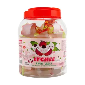 HONGYE Taiwanese Lychee Flavor Juice Jelly 1500g - Delicious & Refreshing Dessert