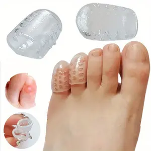 Breathable Silicone Toe Protector, 1 Count Anti-friction Breathable Toe Protector, Prevents Blisters Toe Caps Cover Protectors, Foot Care