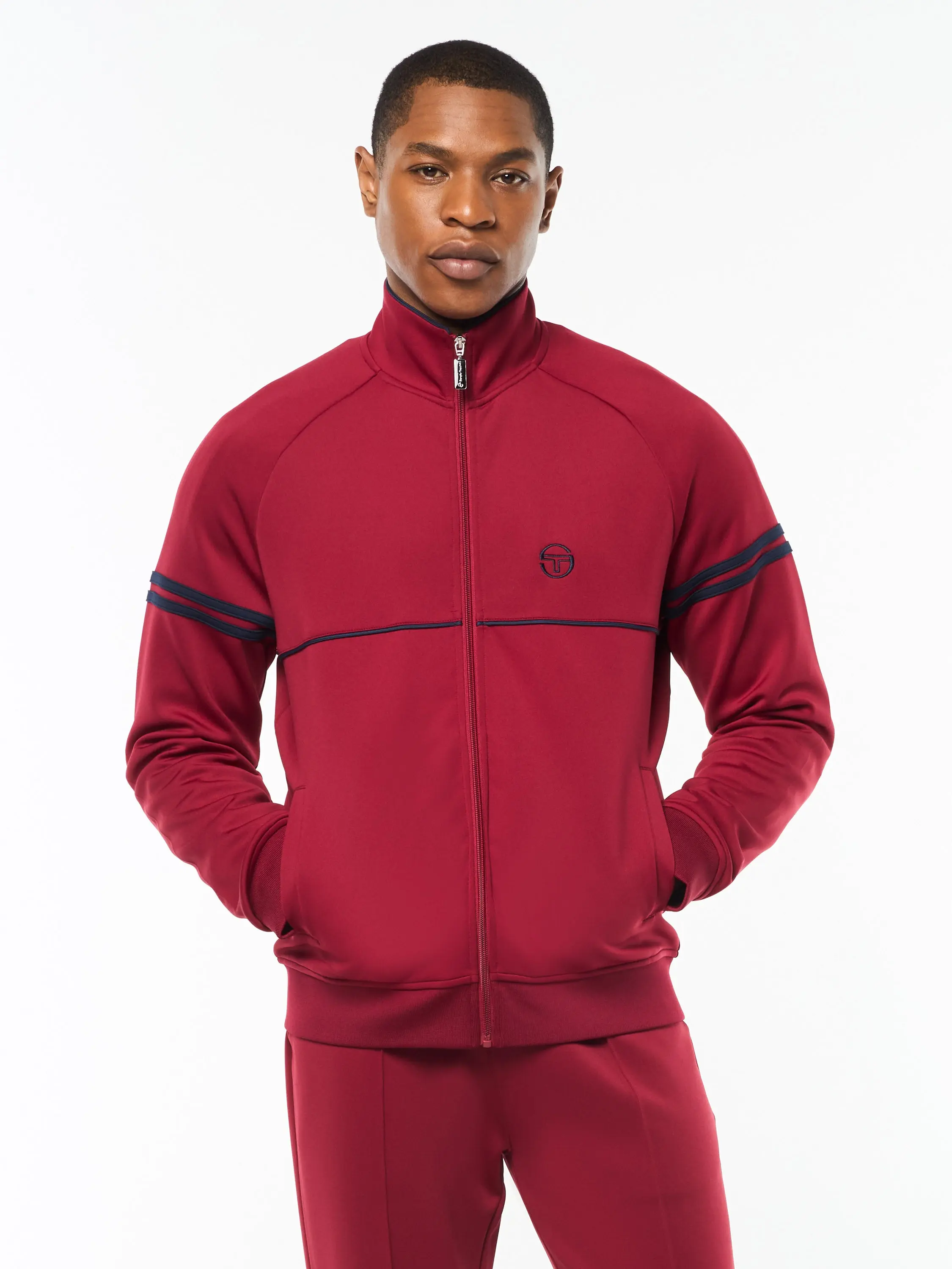Orion Track Jacket- Rhubarb