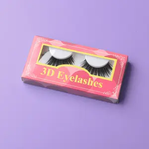 eyelashes 1 pair 3D Mink Lashes Makeup Fluffy Thick False Eyelashes In Bulk Cilios Natural Lashes