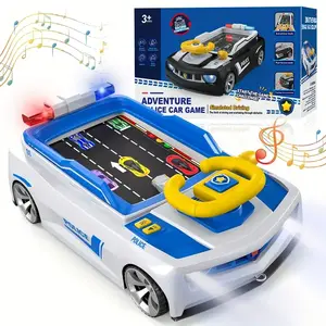 Police Car Racing Game, Interactive Driving Simulator, Educational Learning Toy, Perfect Birthday Gift for Boys and Girls