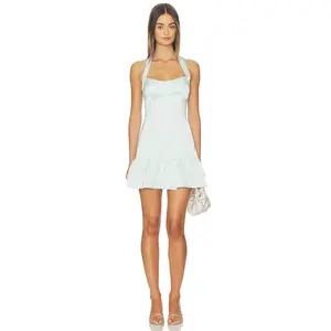 Amanda Uprichard Haley Dress in Celadon