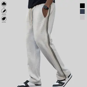 Classic black and white striped high-elasticity quick-drying fitness pants - Suitable for both sports and casual wear. Applicable to casual scenarios, they are suitable for both fitness and daily casual wear.
