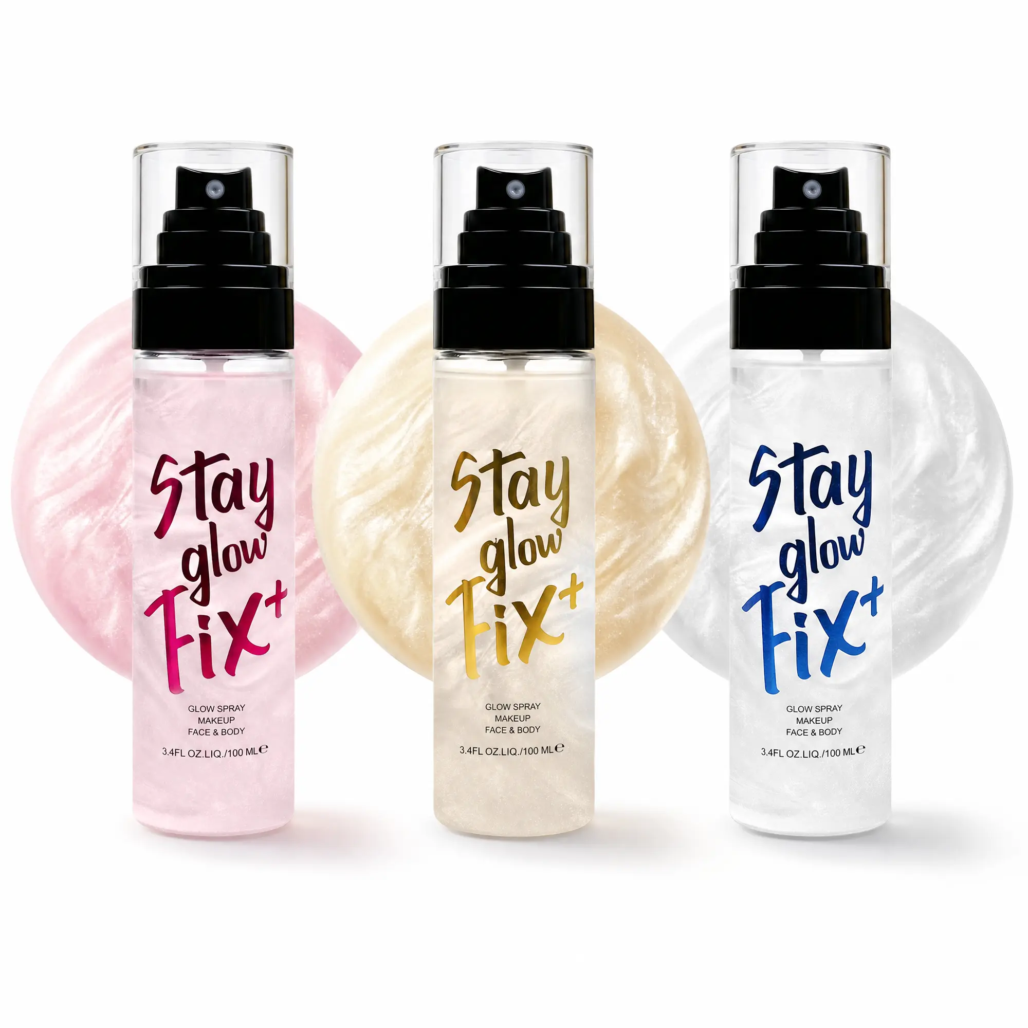 Setting Spray Long Lasting Dewy Finish Makeup Mist Waterproof Hydrating Primer for Face Body All Skin Types Glow,100ML