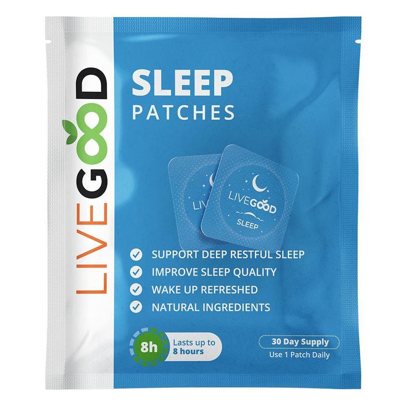 LiveGood PM Patches | Plant-Based Nighttime Formula for Relaxation, Calm Evenings & Daily Wellness Support