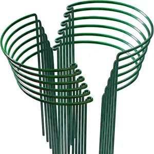 12 count  Supports, Peony Cages and Supports,  Stakes,  Support Stakes for Indoor , Outdoor , Monstera Hydrangea Support Cage, 10" W x 15.8" H