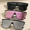 Tinted-Lens Eyeglasses for Everyday Use, Summer Fashion Stylish Flap-Top Frame Glasses, Travel Accessories for Beach and Outdoor Activities, Trendy Beach Eyewear, Fashion Sunnies