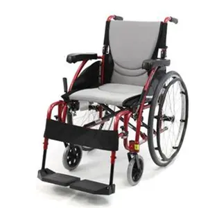 Karman Healthcare  S-Ergo 115 16 in. seat Ultra Lightweight Ergonomic Wheelchair with Swing Away Footrest in Silver