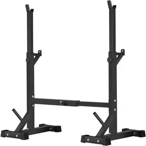 Squat Rack Stand,Barbell Rack,Bench Press Rack Stand  Gym Adjustable Weight Rack 550Lbs