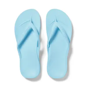 Arch Support Flip Flops - Comfortable & Supportive Sandals for Women - Sky Blue - Archies Footwear