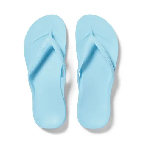 ARCHIES Sky Blue Arch Support Flip Flops