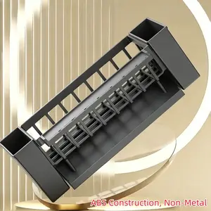 ABS Material Kitchen Sink Storage Rack, Multifunctional Countertop Drain Organizer, Punch-Free Design, Thickened Holder for Sponge, Dish Soap, Cleaning Cloth and Chopsticks, Practical Household Kitchen Gadgets