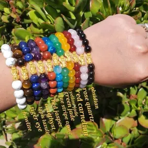 Real 18K Gold Pixiu Piyao Money Feng Shui Bracelet in Natural Stone for Wealth and Good Luck