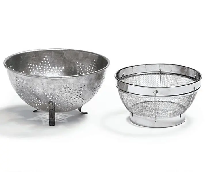 Sieves and Colanders - Kitchen Utensils for Draining Stainless
