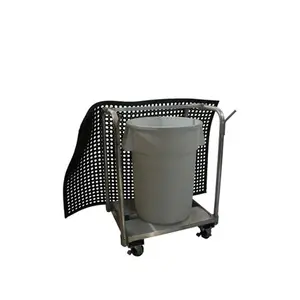 212 MAIN Prairie View Plank Deck Aluminum Cart - 46x34x36", Kitchen Organiser, Home Storage Rack