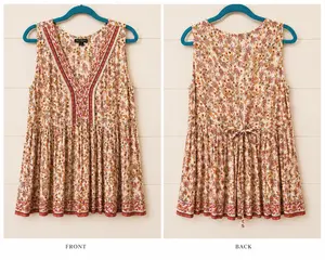 Lola P Tie Back Top