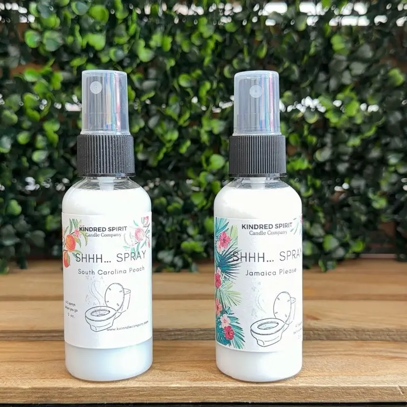 Kindred Spirit Candle Company Shhh Spray  “no need for a courtesy flush” Toilet Perfume Scent Scented