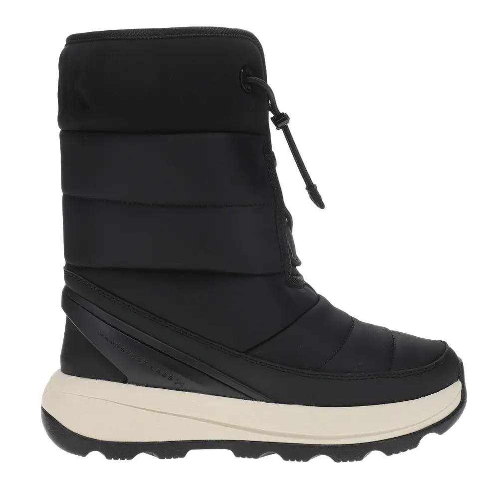 Kizik Womens Juno 2 High Pull On Snow Casual Boots Mid Calf Low Heel 1-2" - Black, Grey