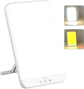 Sun Lamp Timer Function, Adjustable Brightness Levels, Two Color Temperature, 90° Rotatable Stand