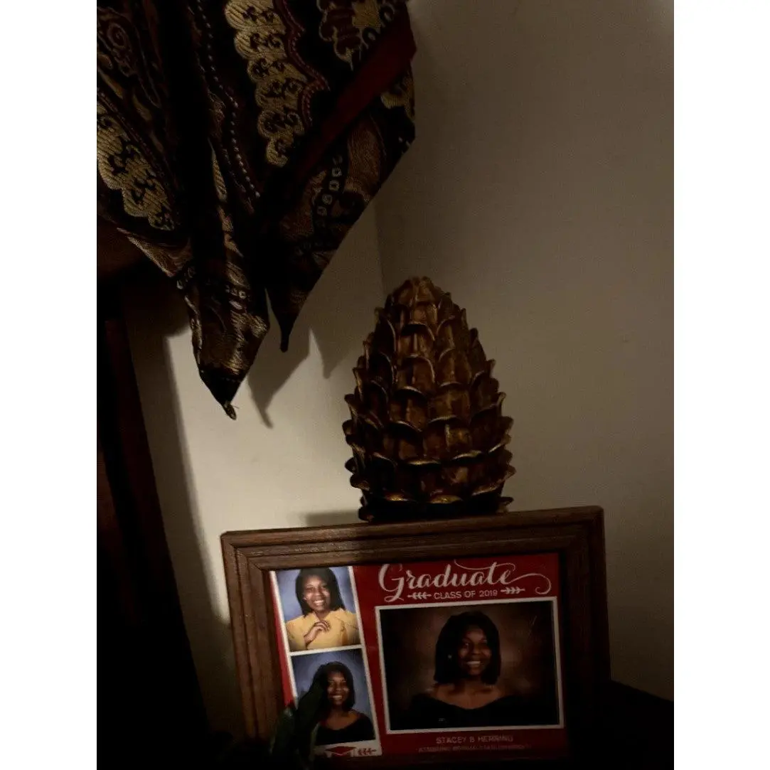 Graduation Photo Frame with Pinecone Decoration