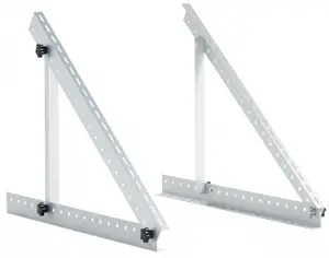 28 Inch Adjustable Solar Panel Tilt Mount Brackets, Foldable Tilt Legs Solar Panel Mounting Support, Up to 150W Solar Panel for Roof, RV, Boat, Off-Grid