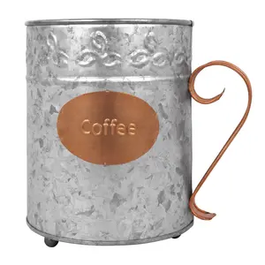Rustic Farmhouse Style Galvanized Coffee Pod K-cup Holder - Coffe Bar Accessories