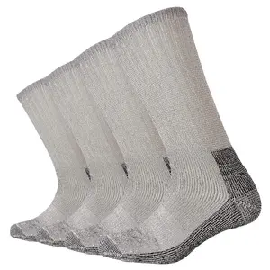 EnerWear Men's Merino Wool Cushion Trail Crew Socks 4P Pack Menswear Outdoor