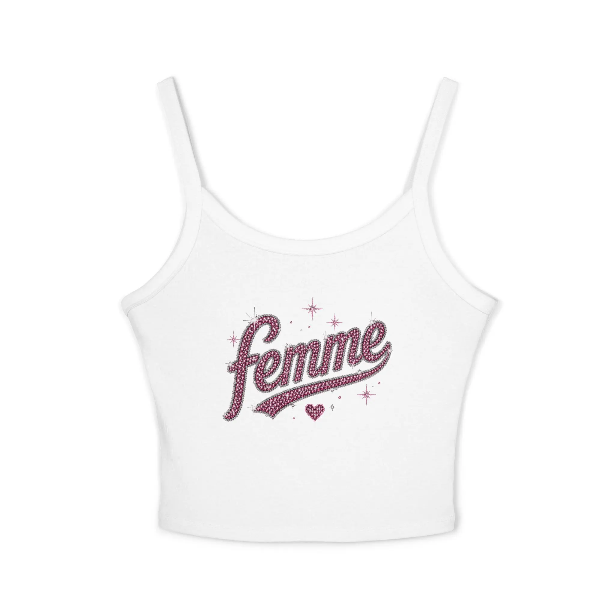 Femme Tank Top | Spaghetti strap crop camisole