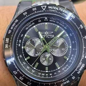 Invicta Aviator Skyshock 50mm Men's Watch with Nautical 70 Statute 80 Dial and Chronograph Features