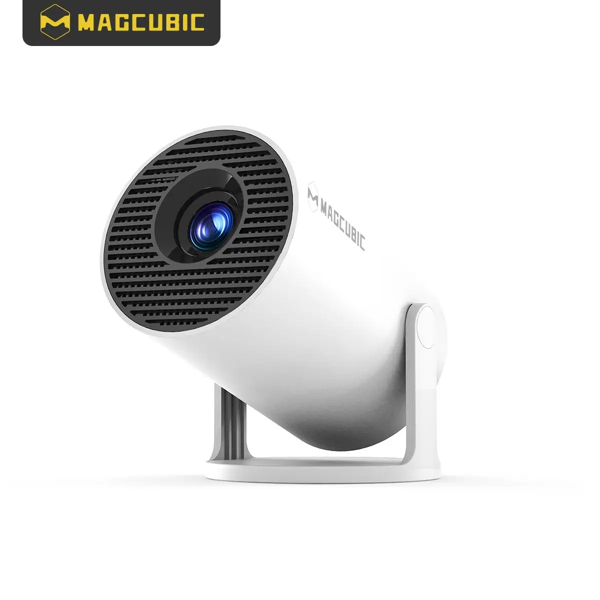 MAGCUBIC HY300 Portable Projector, Android 11 Projector, 1280*720P Projector, Portable 180-Degree Rotation Projector for Home Office