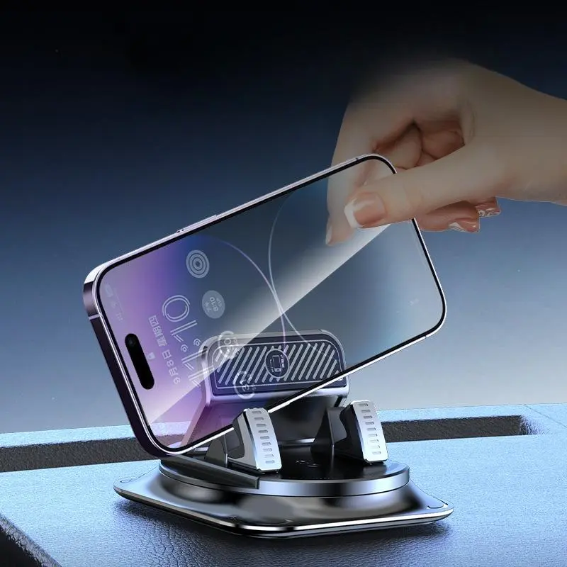 2025 Upgraded Car Phone Holder, Dashboard-Mounted Sturdy Non-Slip 360° Hands-Free Stand, Universal Fit for Smartphones & GPS Navigation, Car Interior Accessory, Car Phone Holders