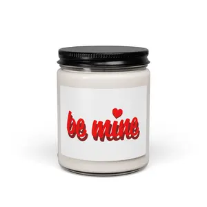 Be Mine script heart Candle | Scented Soy 9oz