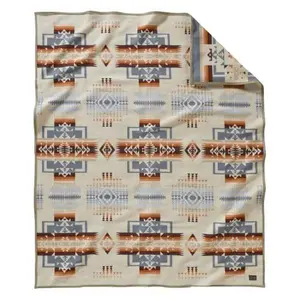 Pendleton Unisex Chief Joseph Jacquard Rosewood Blanket Twin - Zd411-55184