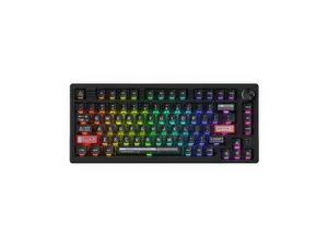 DAREU EK75 RT 75-Key Wired RGB Magnetic Gaming Keyboard, Hall Effect Switches, Hot Swappable, Compact 75% Layout