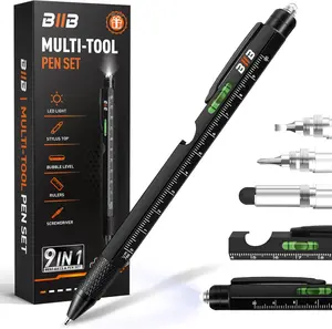Fathers Day Gifts, 9 in 1 Multitool Pen BIIB