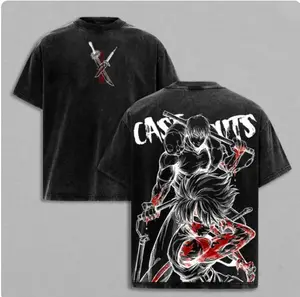 Maki Zenin x Toji Fushiguro Tee Washed – Jujutsu Kaisen Vintage Washed Heavy Cotton Oversized Anime Manga T-Shirt & Hoodie, Double Printed Dark Aesthetic Graphic, Heavenly Restriction Power Edition, Retro Unisex Streetwear JJK Merch funny graphic