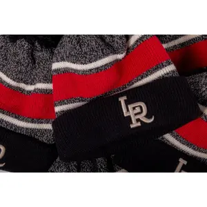 RCK x 47 - Travelers Fairfax Cuff Knit (Black/Red/Heather Grey-Off White)