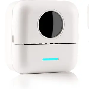 Mini Sticker Printer Bluetooth Smart Pocket Inkless Thermal Printer for iOS&Android, Portable Receipt Printer for Photo Journal Notes Memo
