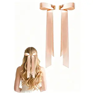 Magnetic Bow Hair Clips 2-in-1 Strong Hold Magnetic Claw Clip No Slip No Crease Hair Styling Accessories for Women Girls