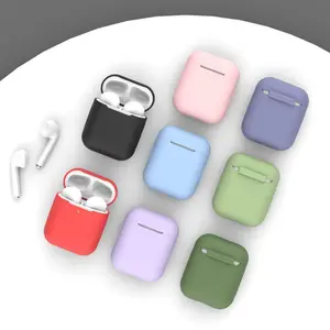 For Airpods 1/2 Case Silicone Protective Cover for Apple Earbuds Bluetooth-compatible Audio Headphones, Earphones, Durable Shockproof Design, Stylish Lightweight Protection