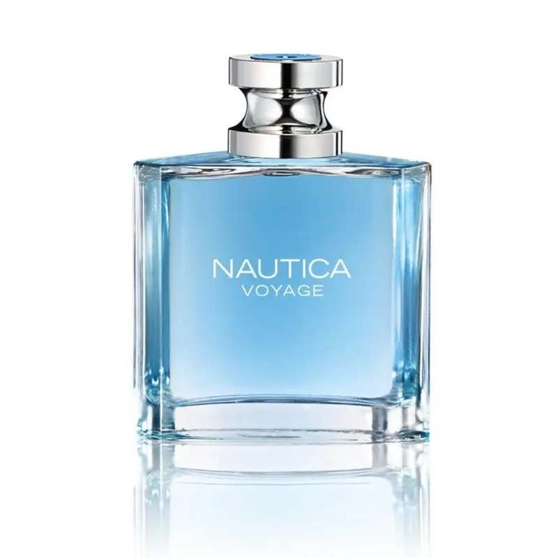 Nautica Voyage Eau De Toilette for Men - 3.3 oz (100ml) Mens Gifts, Fresh Fruity Scent with Aquatic-Oceanic Notes, Amber Musk Finish, Casual to Formal Eau De Toilette Men's Fragrance