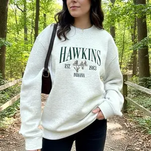 Hawkins, Indiana 1983 Embroidered Sweatshirt GARMENTARY